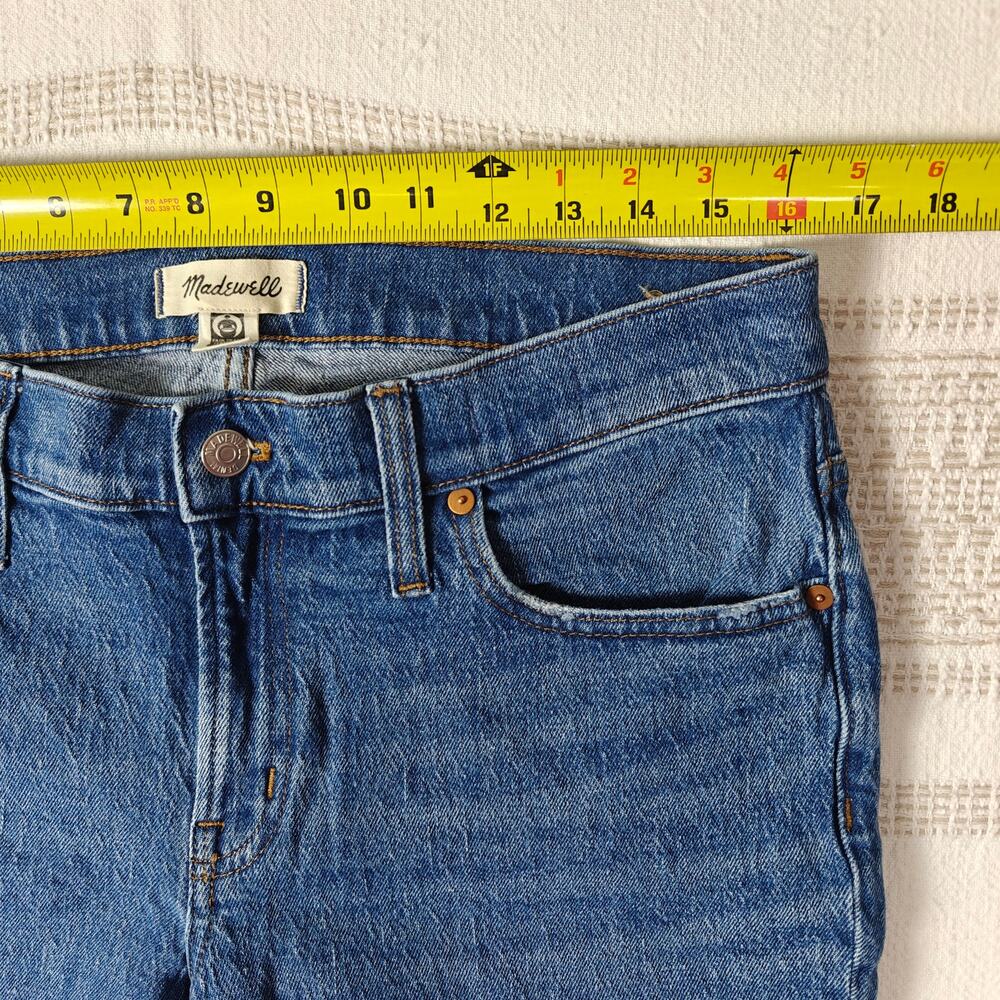 Madewell Low Rise Perfect Vintage Medium Wash Jeans Size 30 - Picture 5 of 9